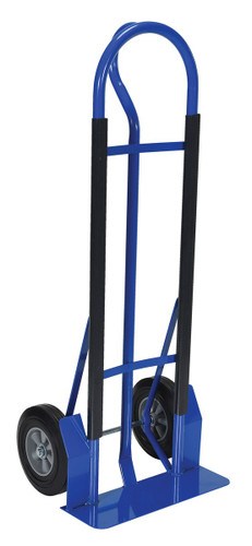 Vestil Steel Hand Truck with Hard Rubber Wheels - 600 lb For Wire-D Series - Blue