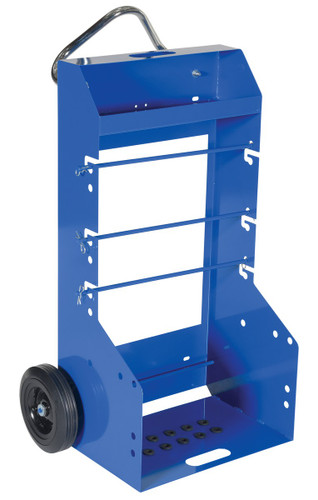 Vestil Portable Steel Cord Reel Caddy - 300 lb - Blue