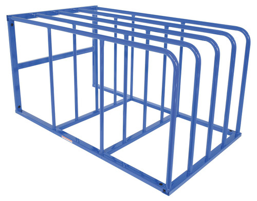 Vestil Welded Steel Standard Sheet Rack - 50 In. x 84 In. x 44 In. 1,500 lb - Blue