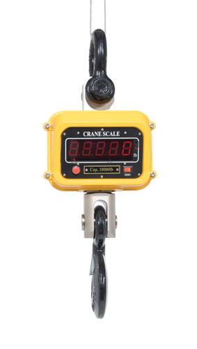 Vestil Steel Crane Scale - 10 In. x 7 3/4 In. x 22 5/8 In. 10,000 lb - Yellow