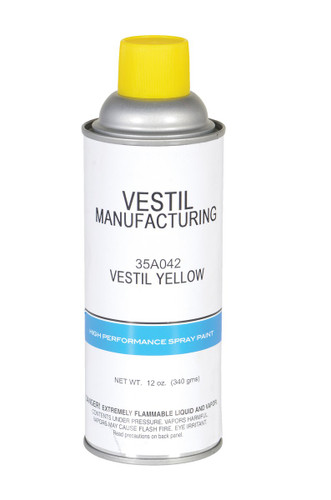 Vestil Solvent Based Touch Up Paint Aerosol Spray - 12 Ounces Vestil - Yellow