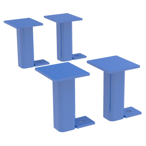 Vestil Steel Stationary Legs For Auto Hite Cart Models - Blue