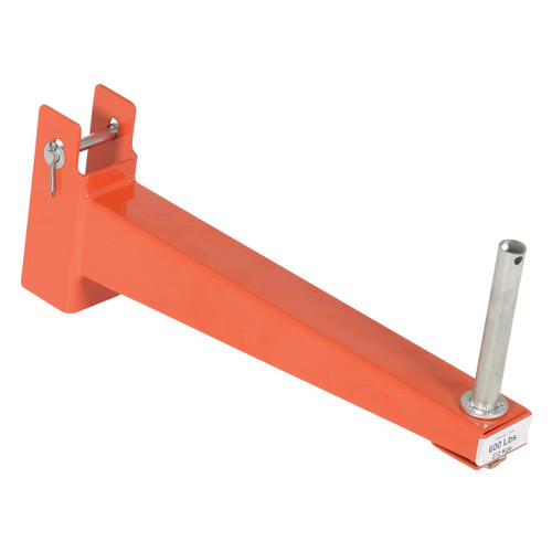 Vestil Steel Standard Cantilever Racking Straight Arm - 12 In. Length 800 lb - Orange