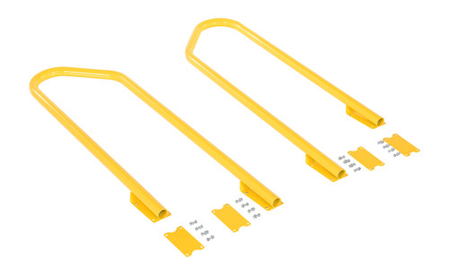 Vestil Steel Retro Fit Handrail Kit For - 2 Step Poly Step Stool Models - Yellow