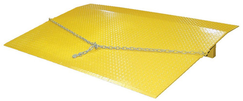 Vestil Steel Truck Dock Plate - 30 In. x 48 In. x 7-11/16 In. 8,800 lb - Yellow