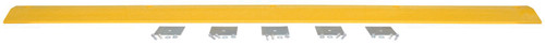 Vestil Plastic Speed Bump Glue Down Hardware - 106 In. x 10 In. x 2 In. - Yellow