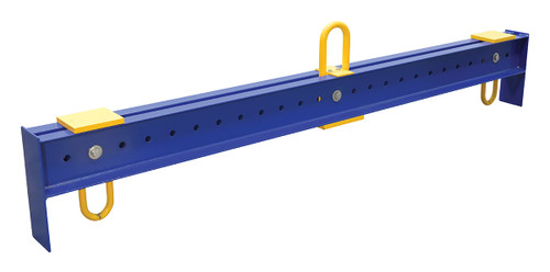 Vestil Steel Adjustable Spreader Beam - 104-1/2 In Length 8,000 lb - Blue