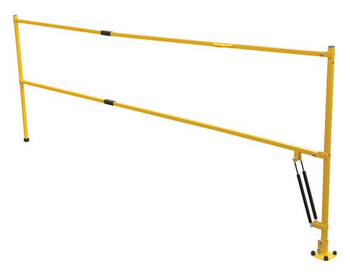 Vestil Steel Safety Lift Gate - 10 Ft. Lowered Gate Width - Yellow