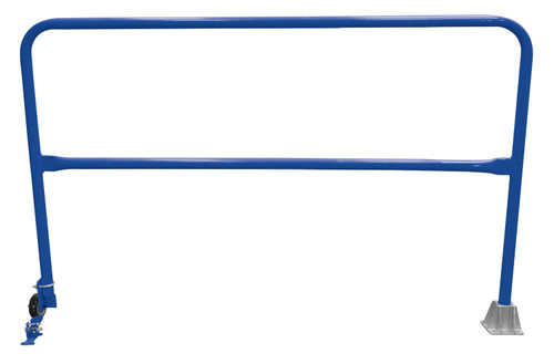 Vestil Steel Dock Safety Swing Gate - 6 Ft. Length - Blue
