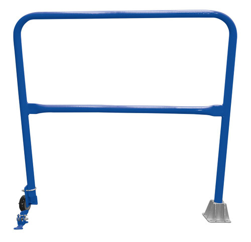 Vestil Steel Dock Safety Swing Gate - 4 Ft. Length - Blue