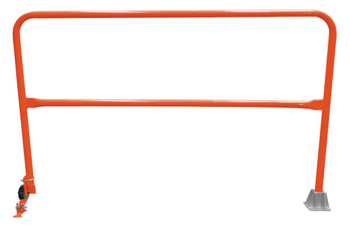 Vestil Steel Dock Safety Swing Gate - 6 Ft. Length - Orange