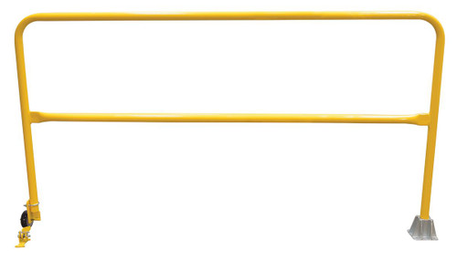 Vestil Steel Dock Safety Swing Gate - 7 Ft. Length - Yellow