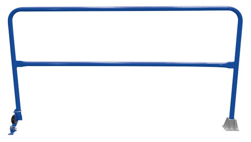 Vestil Steel Dock Safety Swing Gate - 7 Ft. Length - Blue