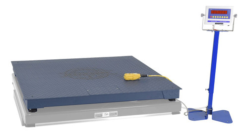 Vestil Steel Integral Scissor Lift Table Scale Option - 48 x 60 5000 lb - Blue