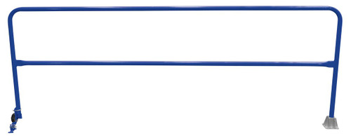 Vestil Steel Dock Safety Swing Gate - 10 Ft. Length - Blue