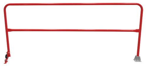 Vestil Steel Dock Safety Swing Gate - 9 Ft. Length - Red