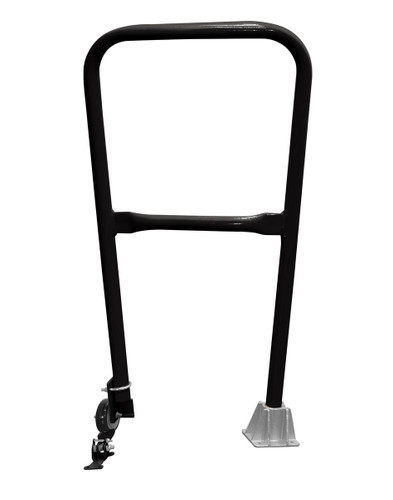Vestil Steel Dock Safety Swing Gate - 2 Ft. Length - Black