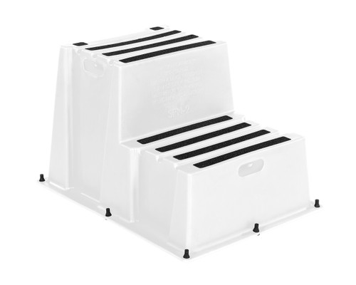 Vestil Marine Step Poly Nestable - 2 Step - White