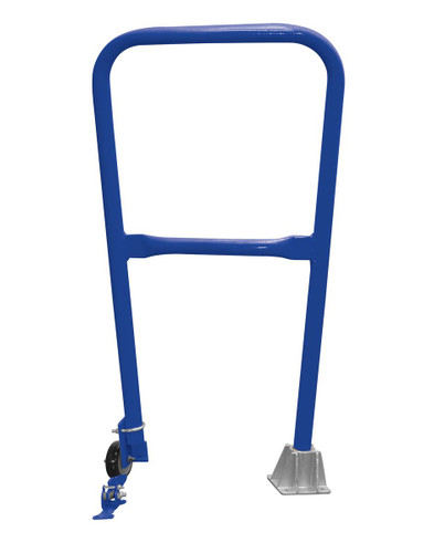 Vestil Steel Dock Safety Swing Gate - 2 Ft. Length - Blue