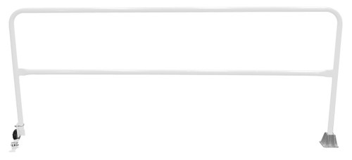 Vestil Steel Dock Safety Swing Gate - 9 Ft. Length - White