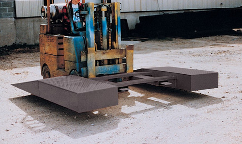 Vestil Factory Installed Pickup Loop - 36 In. x 54-5/8 In. Connects Steel Wheel Riser Units
