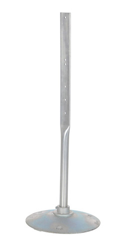 Vestil Steel Sign Stand - 17.38 x 17.38 x 48 - Silver