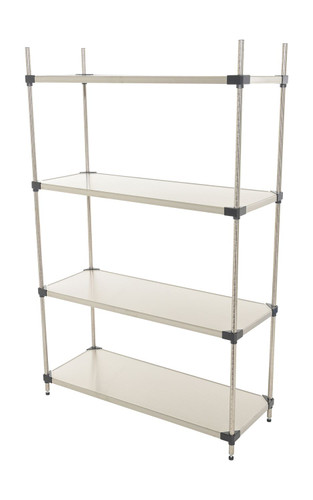 Vestil Stainless Steel Shelving - 48 In. x 18 In. 600 lb Brushed - Silver