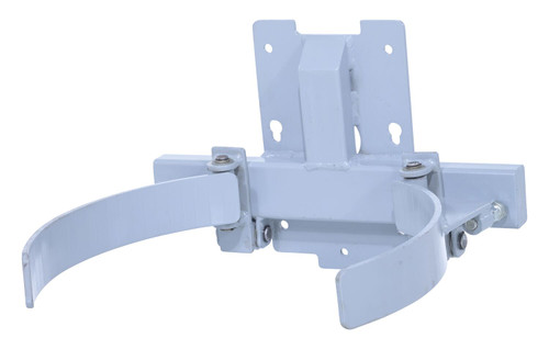 Vestil Steel Counter Balanced Power Lift Manual - 55 Gallon Steel Drum Gripper Attachment 600 lb - Gray