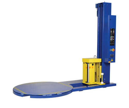 Vestil Steel Auto Wrap Stretch Wrap Machine - 60 In. Turntable Diameter 4,000 lb - Blue