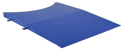 Vestil Steel Approach Ramp - 48 In. x 60 In. 4,000 lb Blue For Use With Model SWA-60-AW