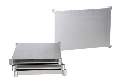 Vestil Stainless Steel Shelving Kit - 36 In. x 24 In. 600 lb Brushed - Silver