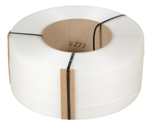 Vestil Polypropylene Strapping - 1/2 In. Width 9,900 Ft. 9 In. x 8 In. Core - Clear