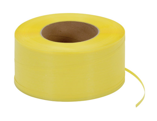 Vestil Polypropylene Strapping - 1/2 In. Width 9,900 Ft. 9 In. x 8 In. Core - Yellow