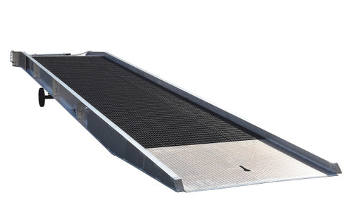 Vestil Aluminum/Steel Yard Ramp Grating - 86 In. x 36 Ft. 20,000 lb - Silver