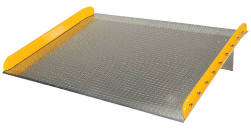 Vestil Aluminum Dock Board Steel Curb 60 In x - 60 In 20,000 lb - Silver