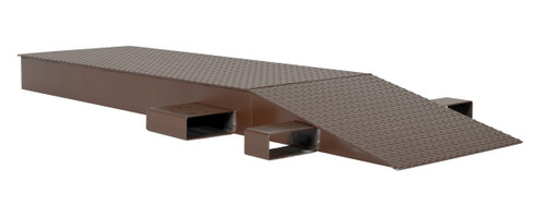 Vestil Steel Wheel Riser - 84 In. x 24 In. x 6-1/4 In. 40,000 lb - Brown