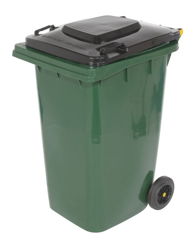 Vestil High Density Polyethylene - 64 Gallon Trash Can - Green