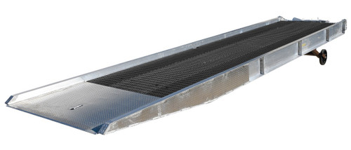 Vestil Aluminum/Steel Yard Ramp Grating - 74 In. x 30 Ft. 25,000 lb - Silver