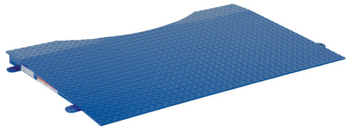 Vestil Steel Approach Ramp - 48 In. x 48 In. 4,000 lb Blue For Use With Model SWA-50
