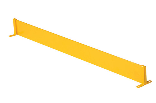 Vestil Steel Square Safety Handrail Toe Board - 44-5/8 In. x 3-7/8 In. x 4 In. - Yellow