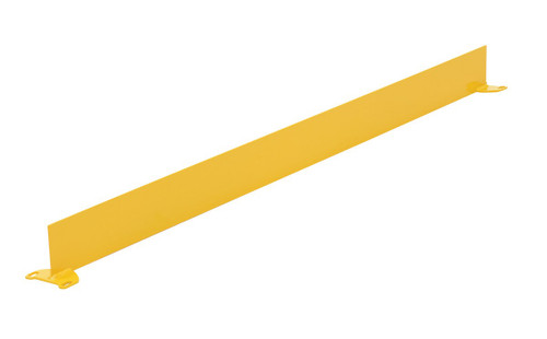 Vestil Steel Square Safety Handrail Toe Board - 56-5/8 In. x 3-7/8 In. x 4 In. - Yellow