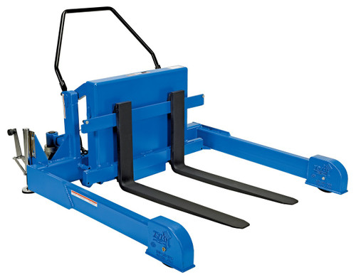 Vestil Steel Tilt Master Straddle Reciprocating Air/Oil Power - 4,000 lb - Blue