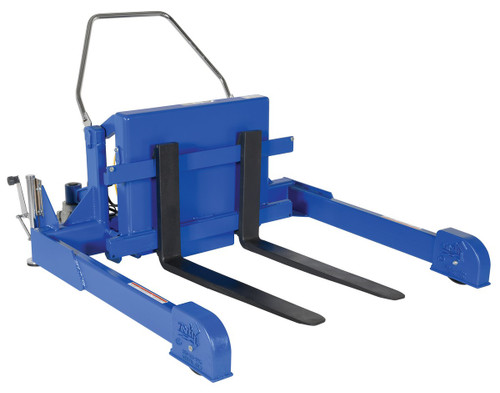 Vestil Steel Tilt Master Straddle DC Powered - 12 Volt 4,000 lb - Blue