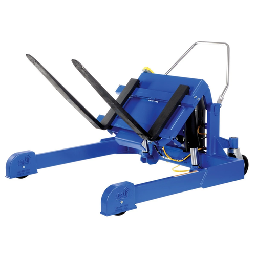 Vestil Steel Tilt Master Straddle AC Powered - 6,000 lb - Blue