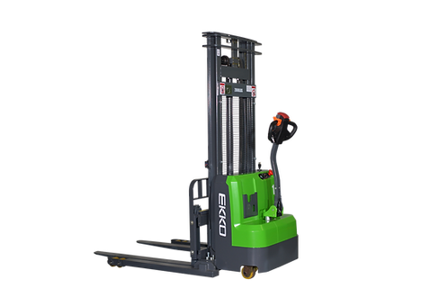 EKKO EB14CS-189LI 3,000 lbs. Straddle Stacker w/ Sideshift Li-Ion