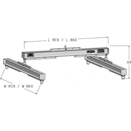 Machining & Welding 2,000 lbs 8 ft Economy H-Beam, 6 ft Wide by 8 ft Long