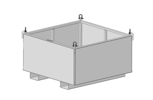 Machining & Welding 2500 LB 48 IN Material Basket