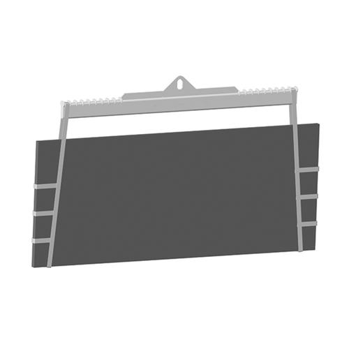 Machining & Welding Glass Panel Lift Beam 88-144 in, 5,000 lbs WLL