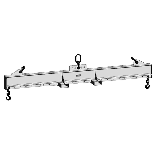 Machining & Welding Universal Lift Beam, 10,000 lbs WLL x 12 ft