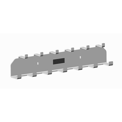 Machining & Welding 12.5 in Oal Wall Mount Rigging Rack, 5 Pegs